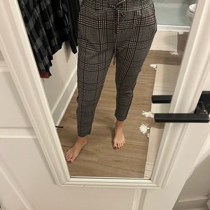Anthro plaid pants
